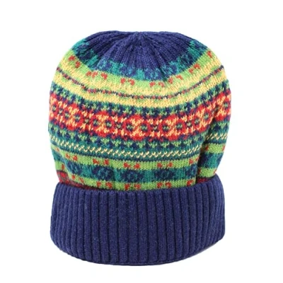 Image of Joya socks Multicoloured Woolly Hat Unisex Mens Ladies Winter Warm Fleece Lined Beanie