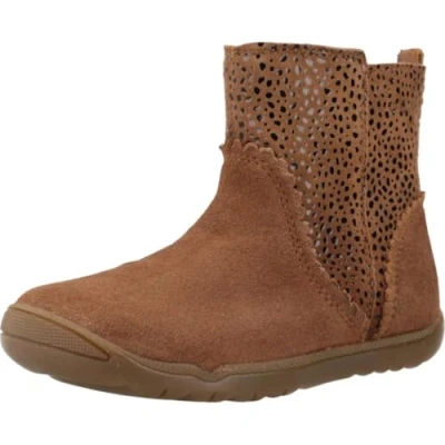 Image of Geox Macchia GIRL Baby shoes for kids, Size: 7.5K, Whisky Suede