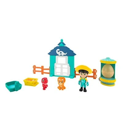 Image of Dino Ranch Features Light Up Egg Incubator, 3 Min, Two Baby, Plus Six Accessories Toys for Kids Your Favourite Pre Westoric Ranchers, Hatchery Adventure Set