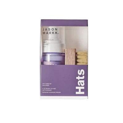 Image of Jason Markk Hat Care Kit, 4 oz Ready To Use Cleaner, Premium Cleaning Brush, Effectively Cleans Hats, Safe on All Materials, Specifically Formulated for Cotton, Wool, Felt &amp; More, Fragrance Free