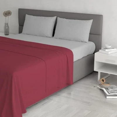 Image of Trend Chic Bedding Set, 100% Cotton, Made in Italy, Double, Strawberry