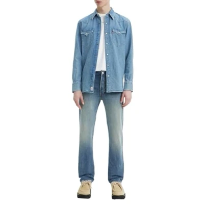 Image of Levi&#039;s 501 Original Straight leg jeans, Size: 36x32, Misty lake
