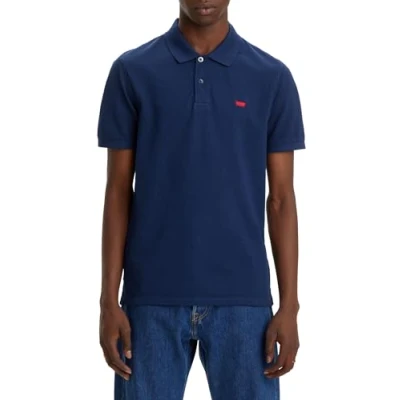 Image of Levi&#039;s Men&#039;s Slim Housemark Polo Shirt, Naval Academy, M