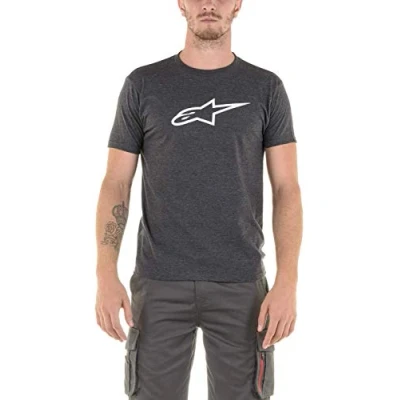 Image of Alpinestars Ageless II Tee T Shirt Charcoal Heather/Grey, Small