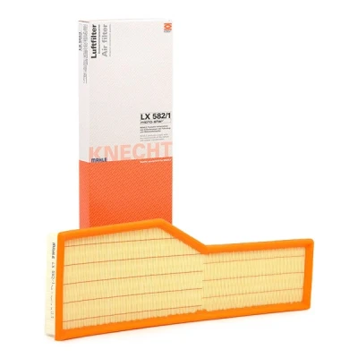 Image of 99611013151, 99611013152, 99711013152 Air Filter MAHLE ORIGINAL LX 582/1 42,1mm 182mm 532,0mm Insert PORSCHE: 911 Coupe, Coupe
