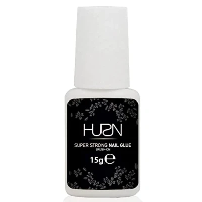 Image of HUSN® Nail Glue for False Nails Extra Strong Brush On Stick Acrylic Glue. (15ML)