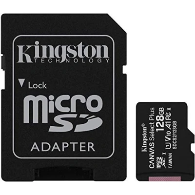 Image of 128GB Class 10 Micro SDXC Memory Card With SD Adapter For Samsung Galaxy S9, S9 Plus,S8, S8 Plus, Note 8,Note9, S7,S7 Edge,J3,J4 PLUS,J5 2016,2017,J6, J7,J8,A3,A5 2016,2017, A6,A7,A8, A9, Tablets