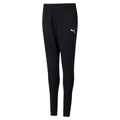 Image of Puma Teamrise POLY Training Unisex Tracksuit bottoms for kids, Size: 5 6y, Black/white