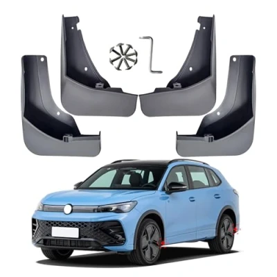 Image of For VW Tiguan R line Car Mud Flaps Splash Guards Flap Rline Mudguards Front Rear 4pcs 2023 2024 2025