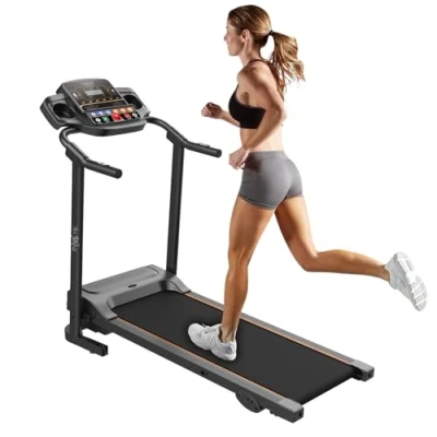 Image of Evolve Foldable Treadmill Treadmills for Home Office Indoor Gym Cardio Workout Fitness Space Saving Folding Running Walking &amp; Jogging Machines LCD Bluetooth 3 incline level