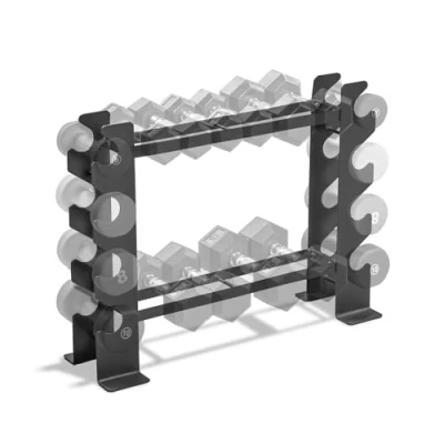 Image of Marcy Unisex Adult Eclipse Compact Dumbbell Storage Rack Black, One Size