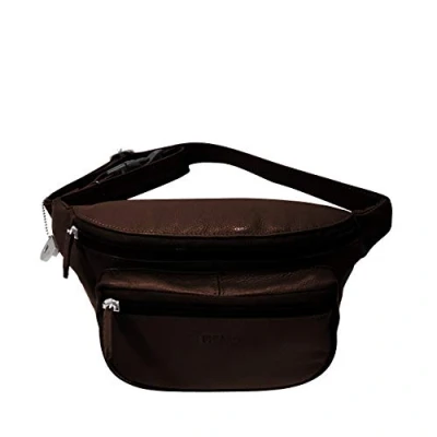 Image of PICARD Luis Women&#039;s Unisex Belt bag Made of Cowhide Leather Medium with Zip Everyday Travel Going Out, Cafe 055, standard size,