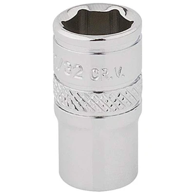 Image of Draper HI TORQ� 6 Point Socket, 1/4&quot; Sq. Dr., 11/32&quot;