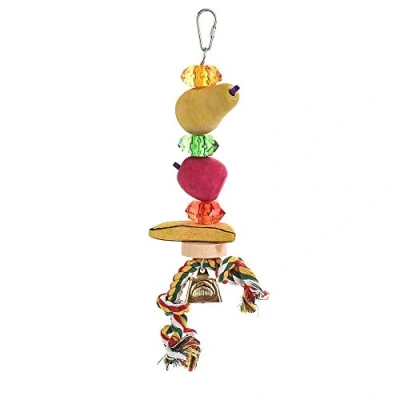 Image of Fruity Chew Kabob Wooden Parrot Toy Large