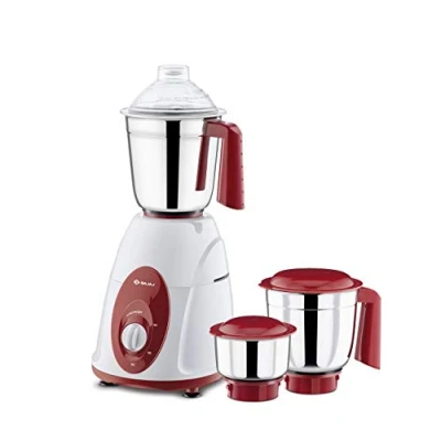 Image of Bajaj Majesty Classic Indian Mixer Grinder, 750W (Red White) 3 Jar 1 Month Warranty2 Year Motor Warranty