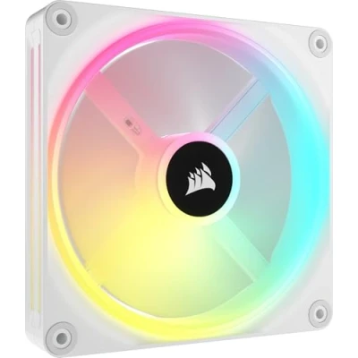 Image of Corsair iCUE LINK QX140 RGB 140mm Magnetic Dome Single Fan White