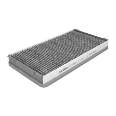 Image of 002443, 6447PG, 9649882480, E146193 Pollen Filter PURFLUX AHC102 Activated Carbon 327mm 171mm 34mm PORSCHE: Boxster, 911 Coupe, Boxster