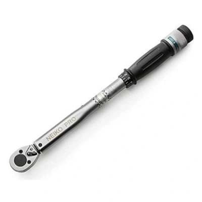 Image of NEIKO PRO 03707B 3/8&quot; Torque Wrench, 3/8 Drive SAE, 15 80 Ft Lb, 14 Length, Adjustable Click Chrome Vanadium Cr V Steel