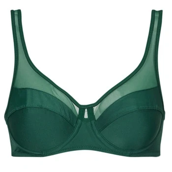 Image of DIM GENEROUS CLASSIC women&#039;s Underwire bras in Green