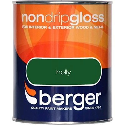 Image of Berger Non Drip Gloss 750ml Holly