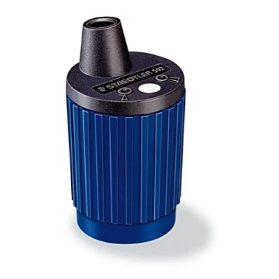 Image of Staedtler 502 BK A6 Mars Rotary Action Lead Pointer and Tub for 2mm Leads, 502BKA6,Blue
