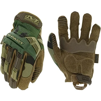 Image of Mechanix Wear Men&#039;s M Pact Gloves Woodland Size XL MPT 77 011