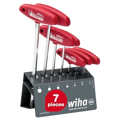 Image of Wiha 334VB Hex Screwdriver Set with T Spanner