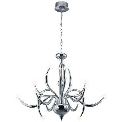 Image of Llamas Pendant 15 Light G4 Polished Chrome, NOT LED/CFL Compatible