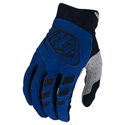 Image of Troy Lee Designs Revox Solid Men&#039;s Off Road Motorcycle Gloves Blue / Large