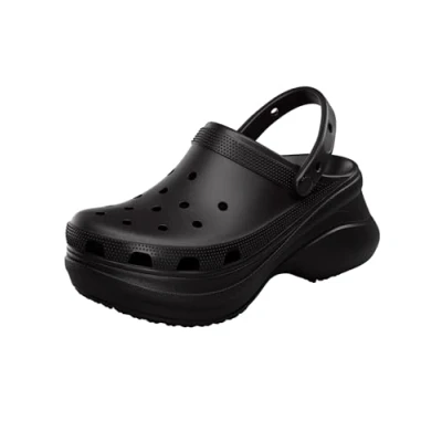 Image of Crocs Unisex Classic Hiker Clog, Black, M6/W7 UK