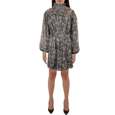 Image of French Connection Women&#039;s Diana Recycled Crinkle Tunic Dress, Graphite Multi, M