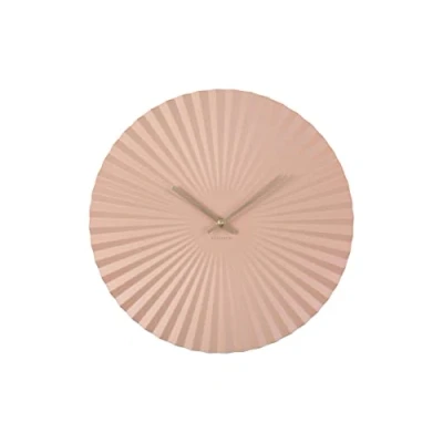 Image of Karlsson Sensu Steel Wall Clock Faded Pink