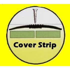 Image of Carpet and Vinyl Metal Floor Edging Cover Strip Silver 900mm