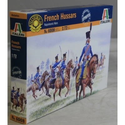 Image of Italeri 1/72 Napoleonic French Hussars plastic toy figures