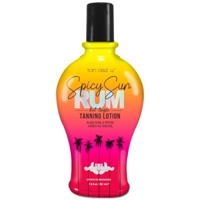 Image of Tan Asz U Spicy Sun Rum Hot Tingle Tanning Lotion (221ml)