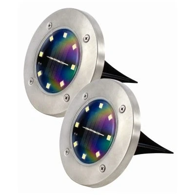Image of 2x Underground Solar Pathway Lights By Kingavon
