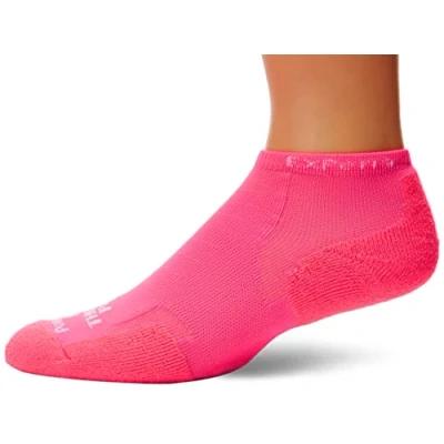 Image of Thorlos Unisex&#039;s Experia Xccu Thin Cushion Running Low Cut Socks, Electric Pink (1 Pair), Medium