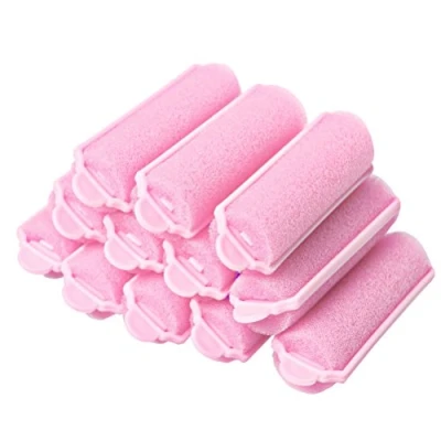 Image of SUMAJU Hair Rollers, 12pcs Soft Sponge Roller Foam Styling Curler Home DIY Curling Tool