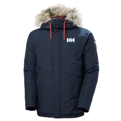 Image of Helly Hansen Mens Coastal 3.0 Parka, Navy, S