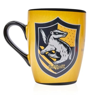 Image of WOW! STUFF Harry Potter Sorting Hat Mug Hufflepuff Heat Reveals Your Hidden Hogwarts House Pour in Hot Drink to See Official Licensed