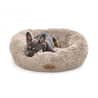 Image of Silentnight Calming Donut Pet Bed Natural Large