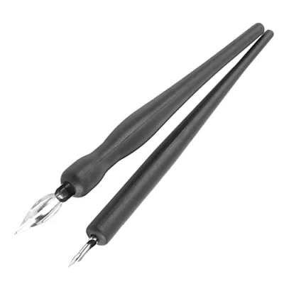 Image of FTVOGUE Calligraphy Pen Comic Fountain Dip with 2 Holders and 5 Different Nibs