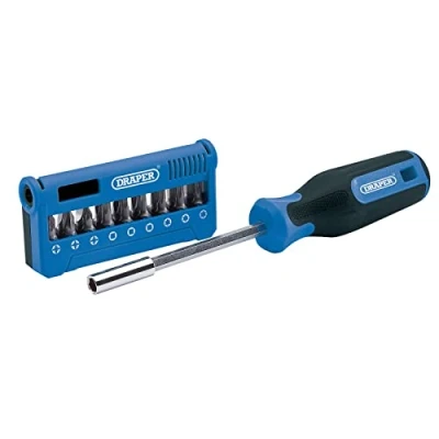 Image of Draper Screwdriver and Bit Set (19 Piece)