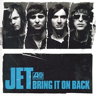Image of Jet Bring It On Back Blue vinyl 2006 UK 7&quot; ATO263