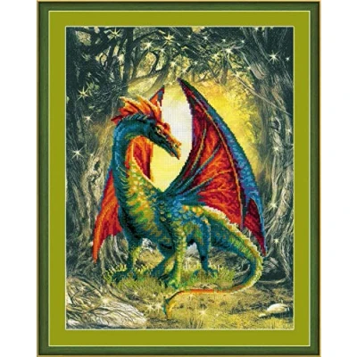 Image of RIOLIS Cross Stitch Kit PT 0057 Forest Dragon