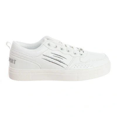 Image of Plein Sport Mens Sports Shoes SIPS1511 White Leather Size EU 42