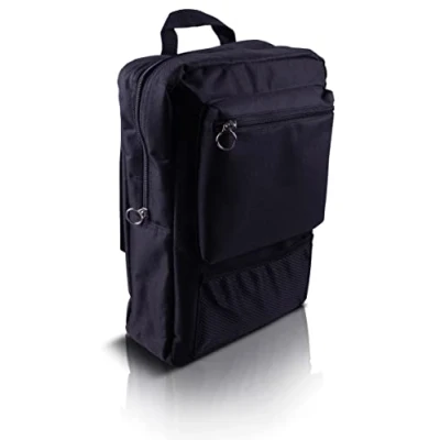 Image of Aidapt Scooter Pannier Bag. Deluxe Water Resistant Material, Armrest Bag, Rucksack, Storage, Mobility, Rollator Walking Frame, Disability, Wheelchair/Scooter Accessory Organiser with Pockets