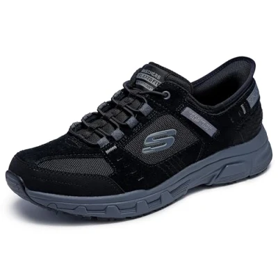 Image of Skechers Men&#039;s Oak Canyon CONSISTENT Winner Hiking Shoe, Black, 9.5 UK