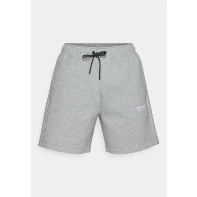 Image of Hummel Tech Fleece Shorts L Grey for Comfortable Training and Relaxation