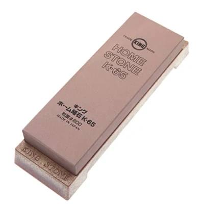 Image of King Japanese Whetsone #800 Grit Whetstone with Non Slip Base Made in Japan